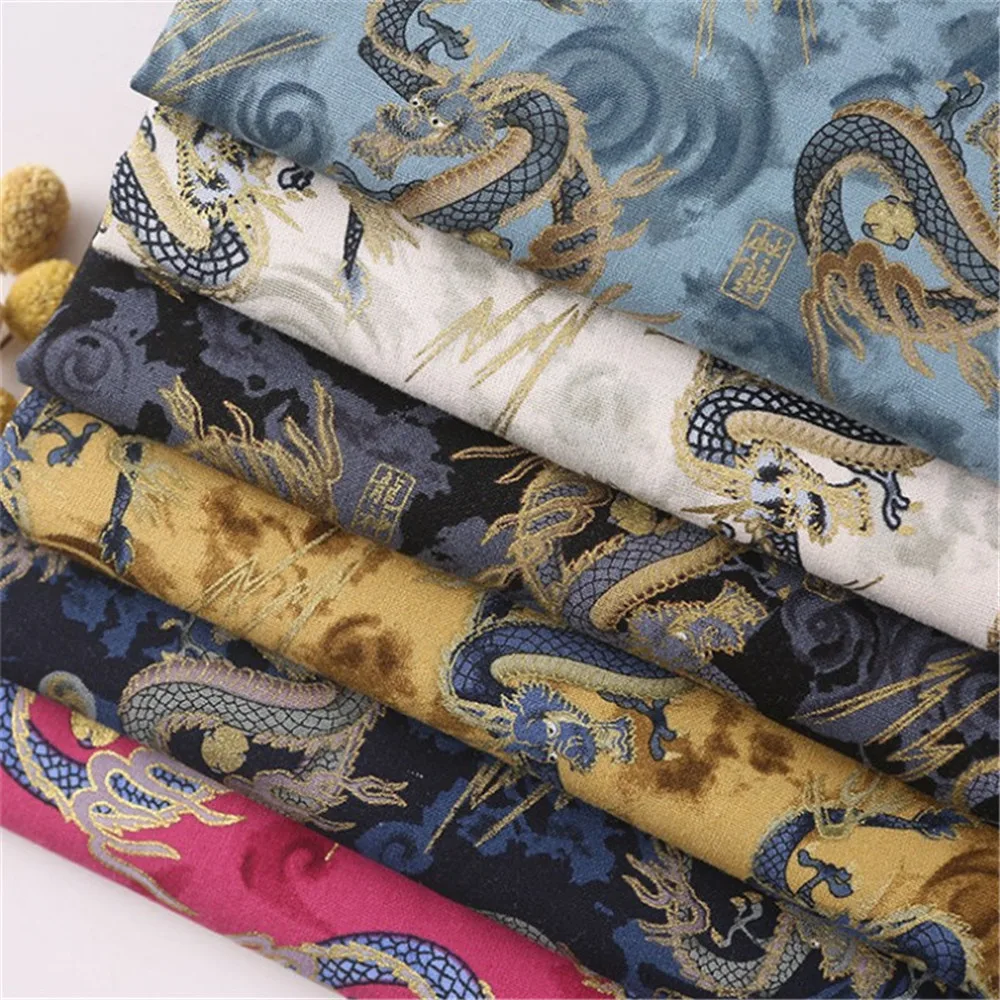 Comfortable  Kimono Beautiful Cloud Cotton Fabric 100% Cotton for Home Textile Pants Sofa Cloth