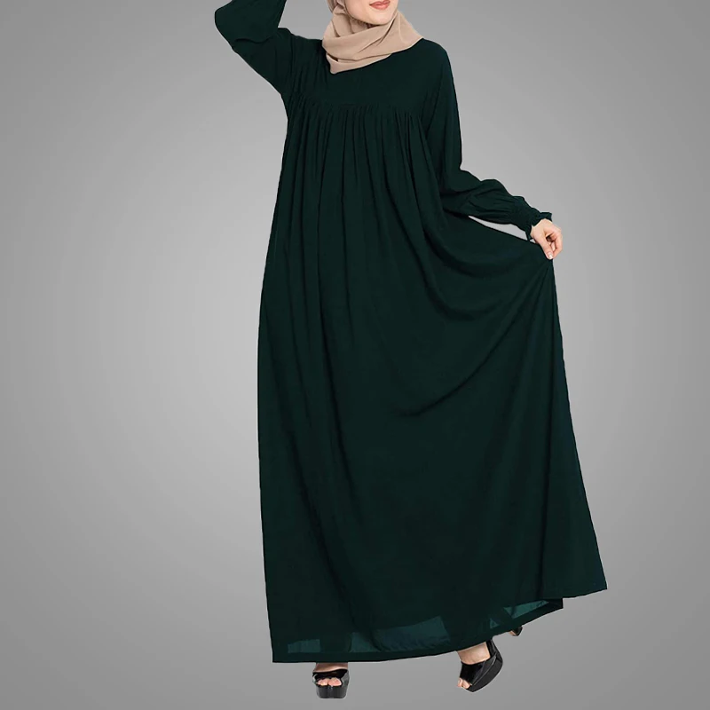 Long Muslim Dress Pakistan Fashion Abaya Best Sellers Islamic Dresses Arab Dubai Simple Dress