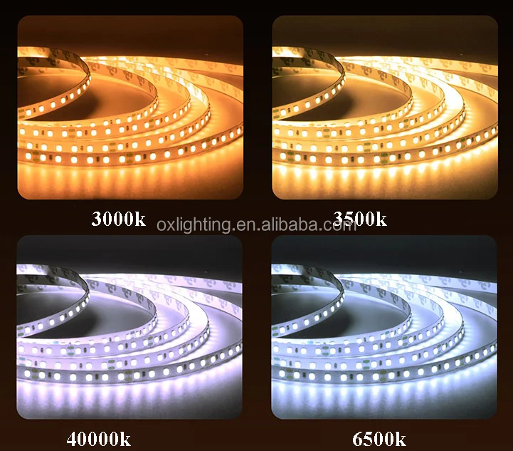 3 года 2835 Светодиодная лента 2700k 3000k 4000k 12000k 24v 12v 5v Smd 120 светодиоды гибкая светодиодная