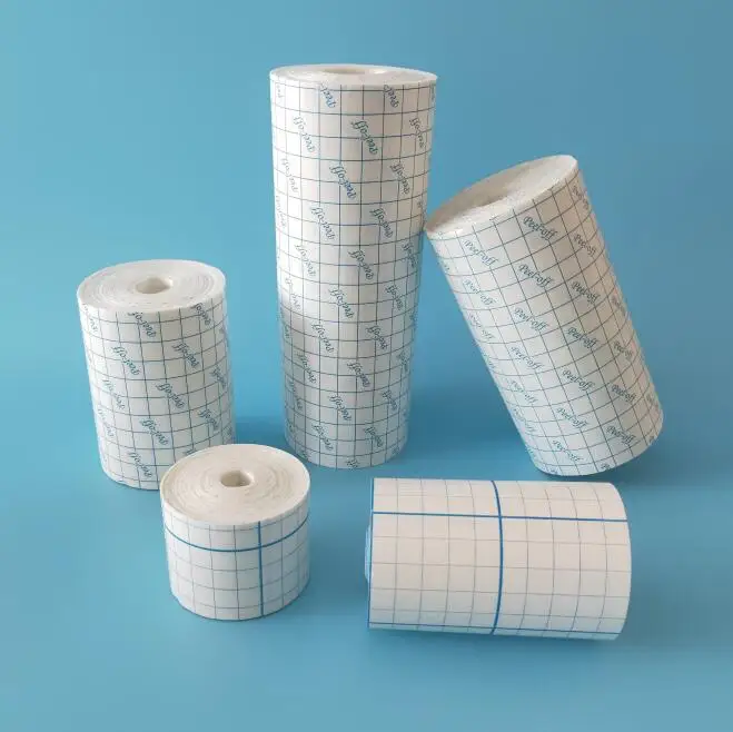medical non woven dressing retention tape hypafix extensible fixation plaster roll