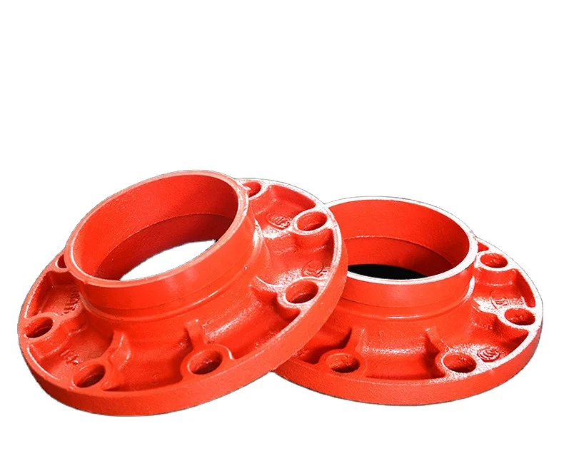 grooved coupling pipe fitting Flange adaptor Blind grooved pipe fitting Pipe connect of steam, Fire Fighting Pipe Fitting,air