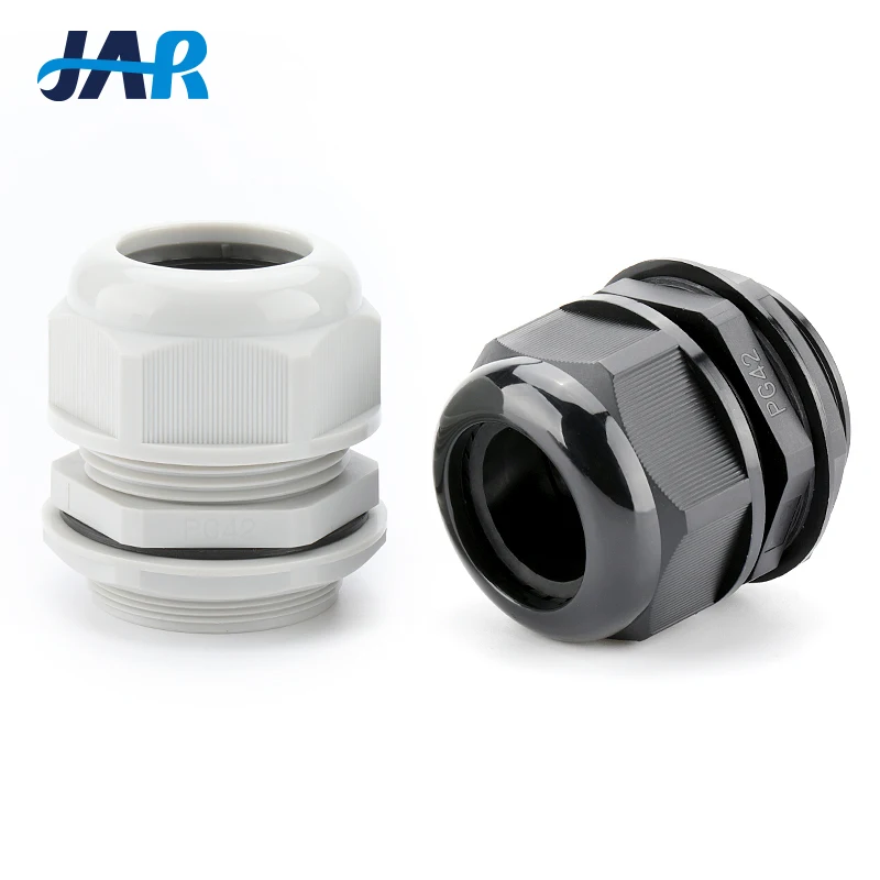 JAR Electrical Wiring Protection G Type Plastic Kabelverschraubung IP68 Waterproof Cable Gland For Intelligent Lighting