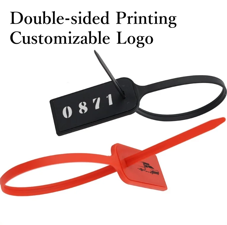 15inch 380mm High security Pull Tight RFID Plastic Seal Tamper Seals Truck Container Security Plastic Seal for Products