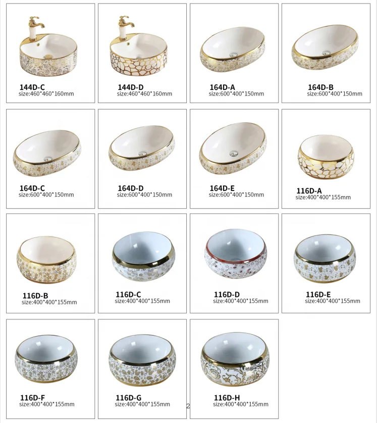 Fannisi Classic design ceramic Electroplating hand wash basin basin price in india