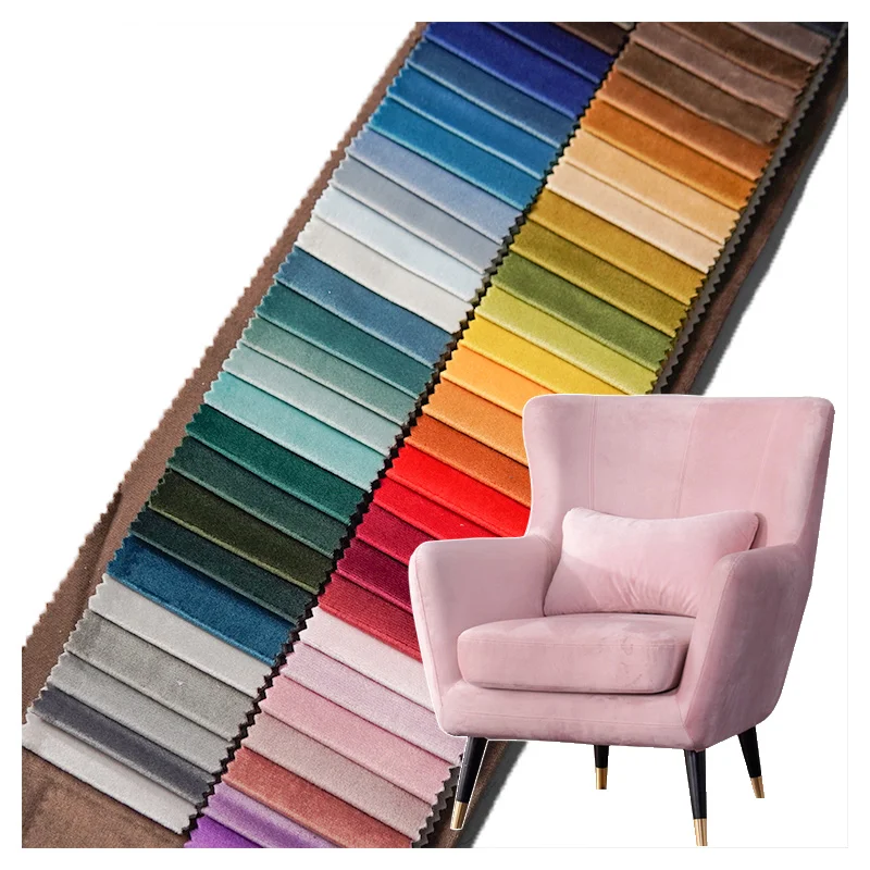 Китайский продукт многоцветный дизайн Голландская бархатная полиэфирная трикотажная ткань для дивана мебели текстильная украшения дома