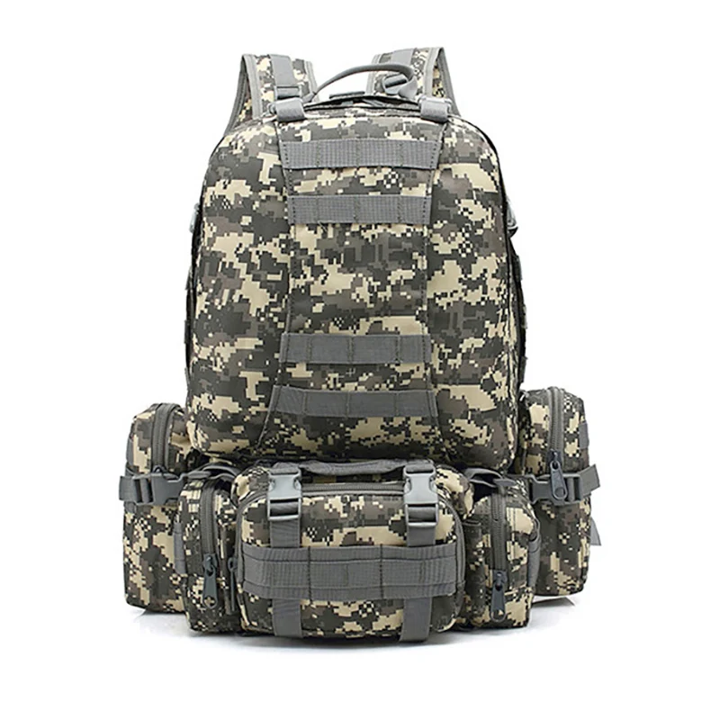 Wholesale Waterproof Camo Large 40L Army 3 Day Assault Pack Molle Bag Military Tactical Backpacks Outdoor Hiking Treeking