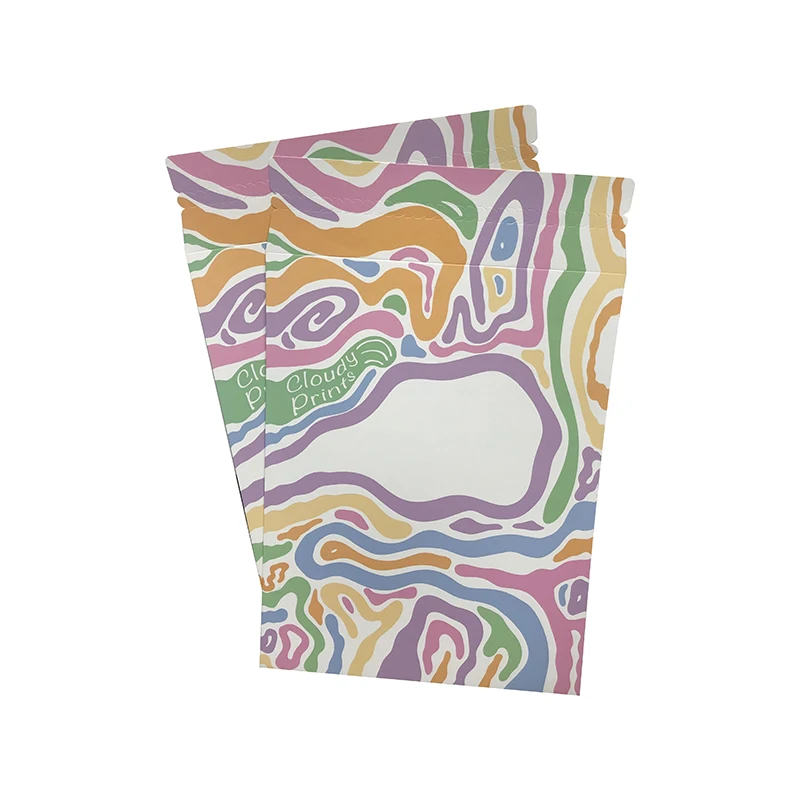 Custom Print White Cardboard Paper Mailing Envelopes Recyclable Business Shipping Paper Cardboard Mailer Bag