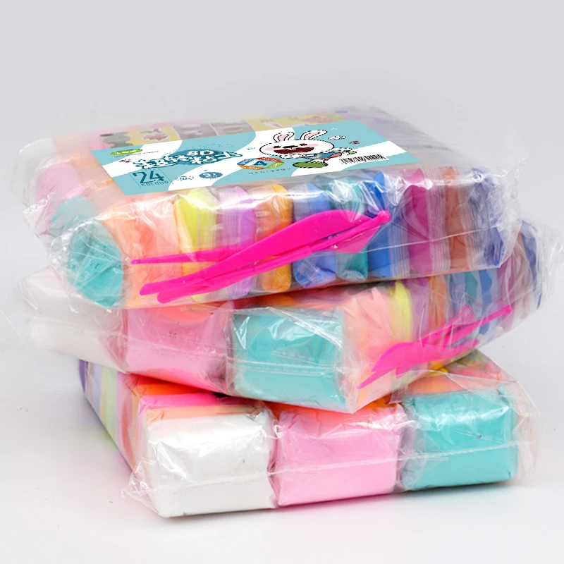 high quality soft air dry clay 500/bag super soft clay children DIY handicraft gift  Ultralight Clay