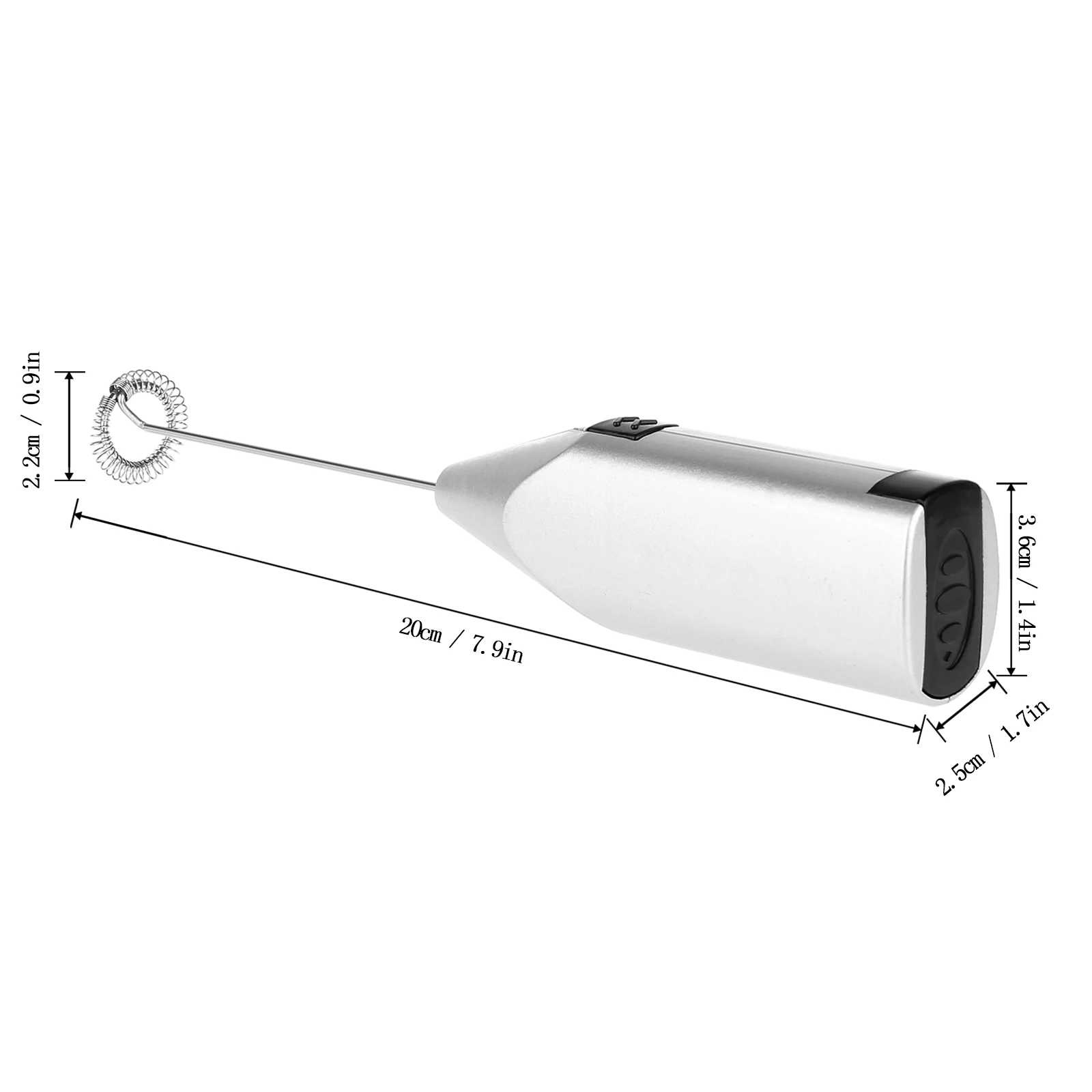 
Battery Operated Powerful Egg Beater Whisk Mixer Stirrer Drinks Coffee Frother 