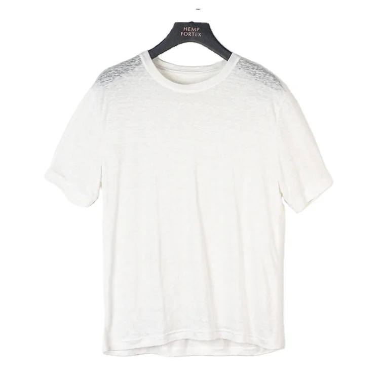 R001 100% футболки из органической конопли для мужчин Экологически чистая одежда