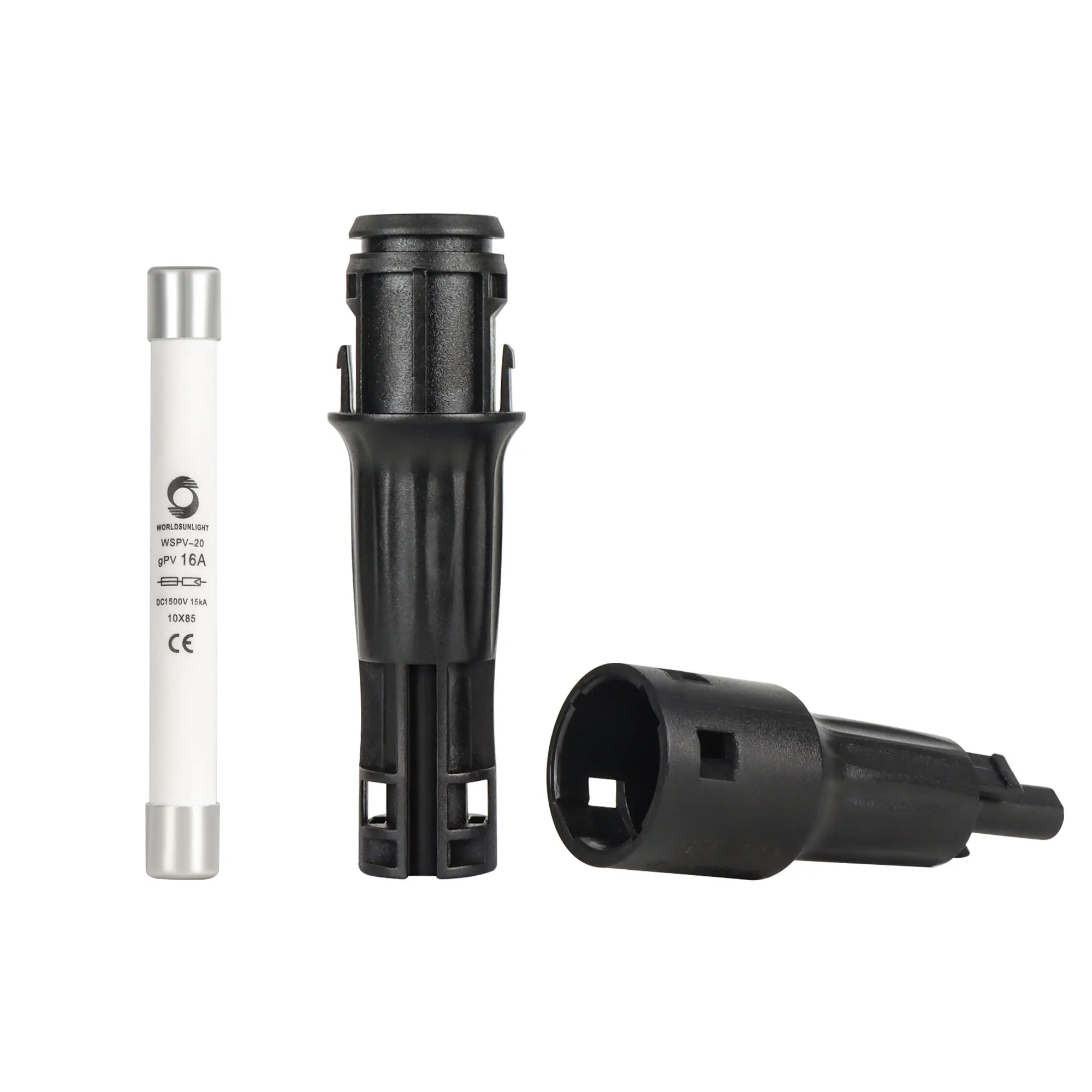 WSPVFC 10A 12A 15A 20A 30A 1500V DC предохранитель для панели солнечных батарей защитный PV фотоэлектрический Разъем Предохранитель