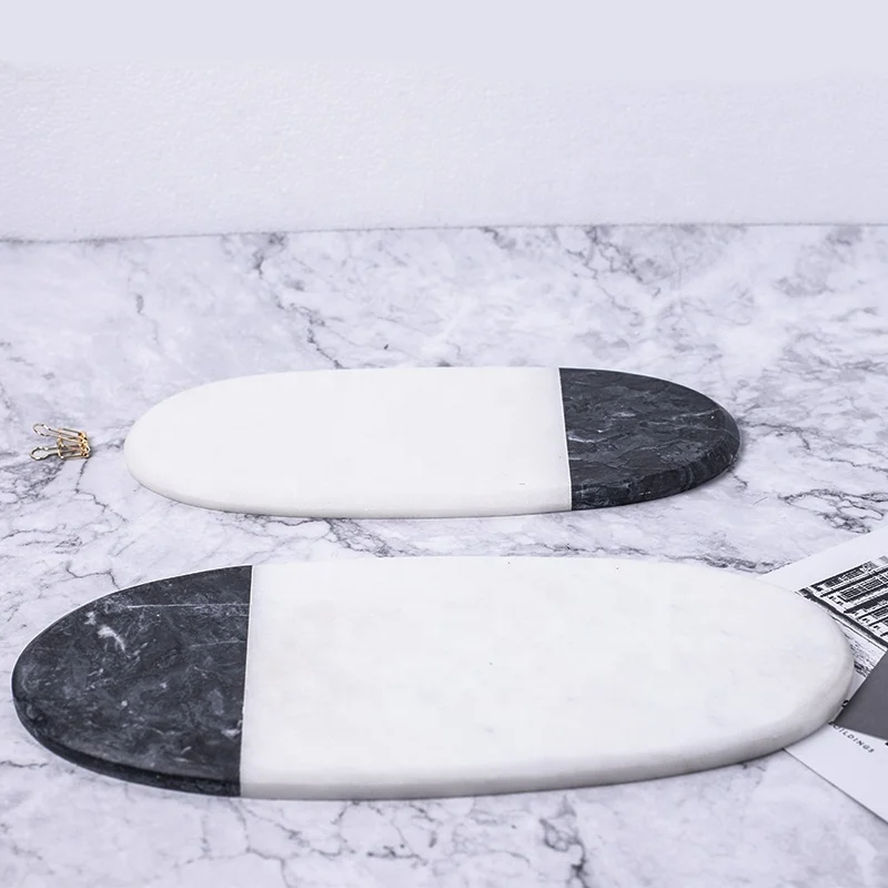 100% Natural Marble Chopping Board Marble Cheese Serving Board for Home Decor