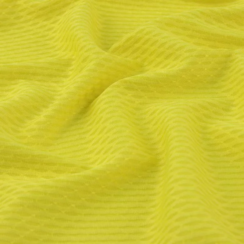 China Manufacturer Breathable Drifit Fabric Sportswear 100% Polyester Jacquard Breathable Jersey Fabric For Team Uniform