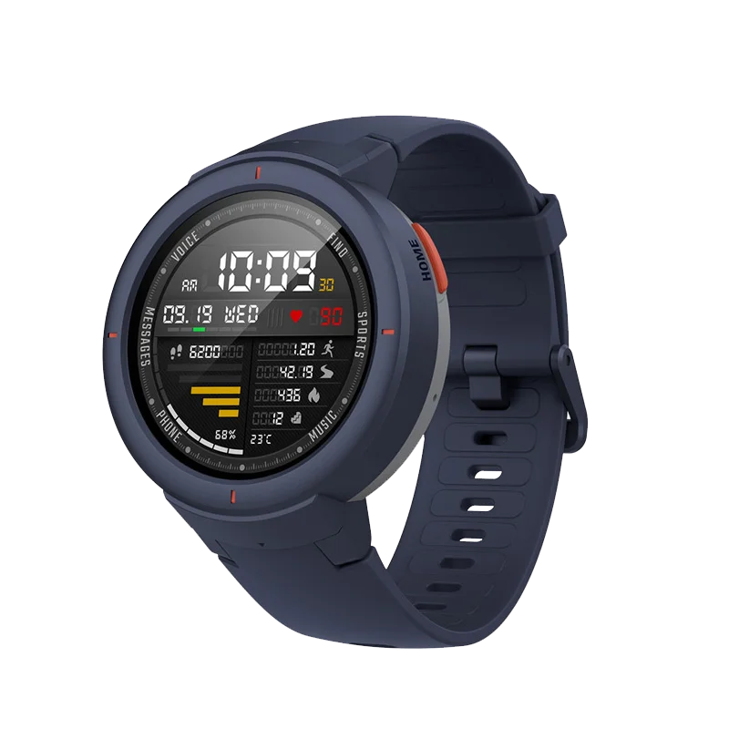 Смарт-часы Xiaomi Huami Amazfit Verge 3, глобальная версия, водостойкие IP68, AMOLED экран, смарт-часы для спорта с пульсометром