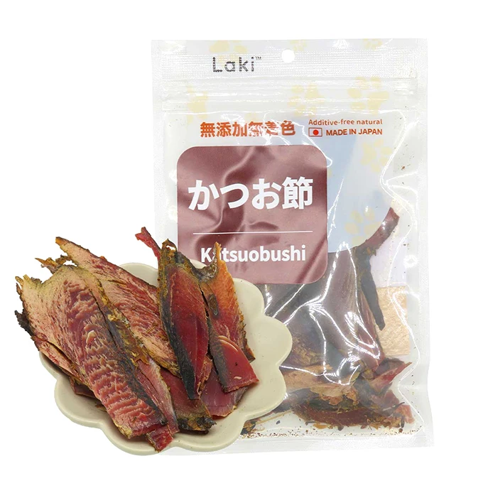 Custom bag freeze dried dog treats bonito bushi from Japan on sale