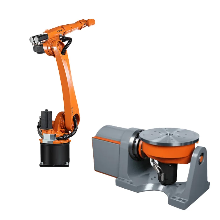 KUKA KR 8 R1640-2 Robotic System Efficient ARC MIG Welding Equipment with KP2-HV Automatic Positioner