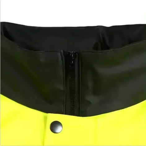 Customized Logo High Visibility Waterproof Workwear  Suits 2 Pieces Long Sleeve Work Jackets Pant Hi-visibility Security Set