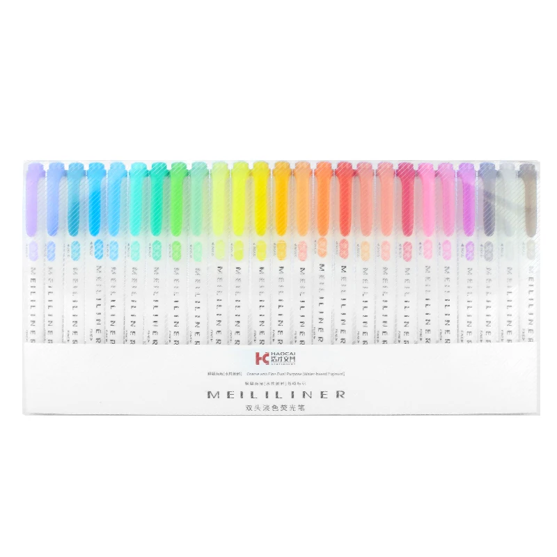 High quality highlighter pen set assorted colors pen for adult painting