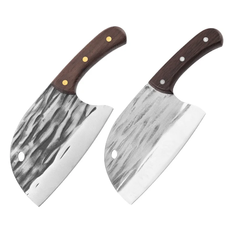 NEW Chinese cheap Hand hammering Semicircle Fish Head Chopping knife Cut Dual-Purpose Knife Kitchen Sharp Cut Meat