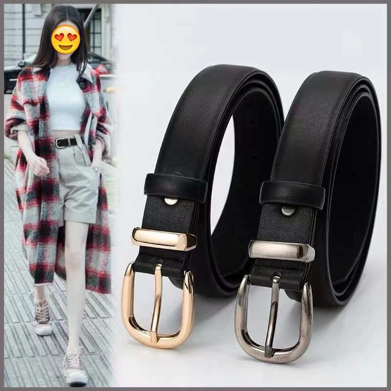 Custom Men Kids 1.1in Width Pu Leather Uniform Dress School Tie and Belts