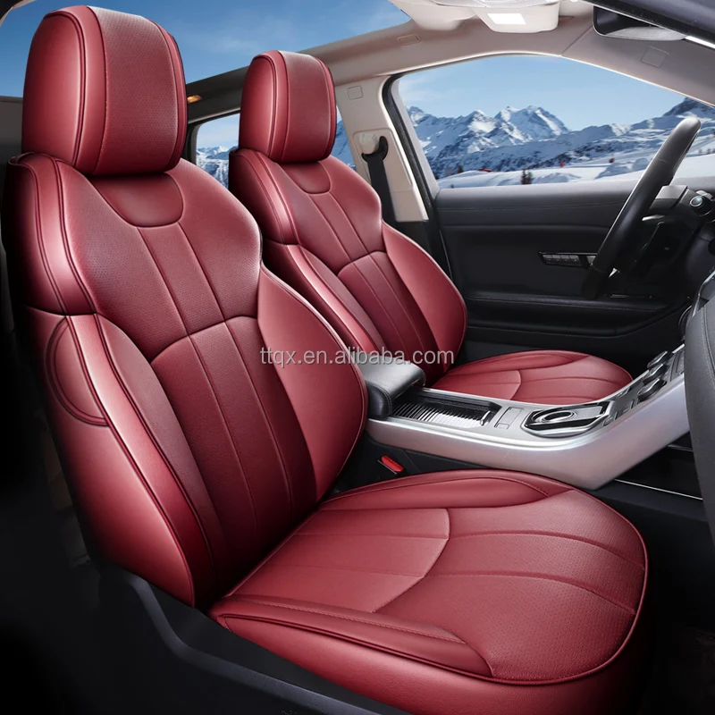 Customized Car Seat Covers For Subaru Crosstrek impreza Forester Outback 2009-2024Full Set Leather Waterproof Car Seat Protector