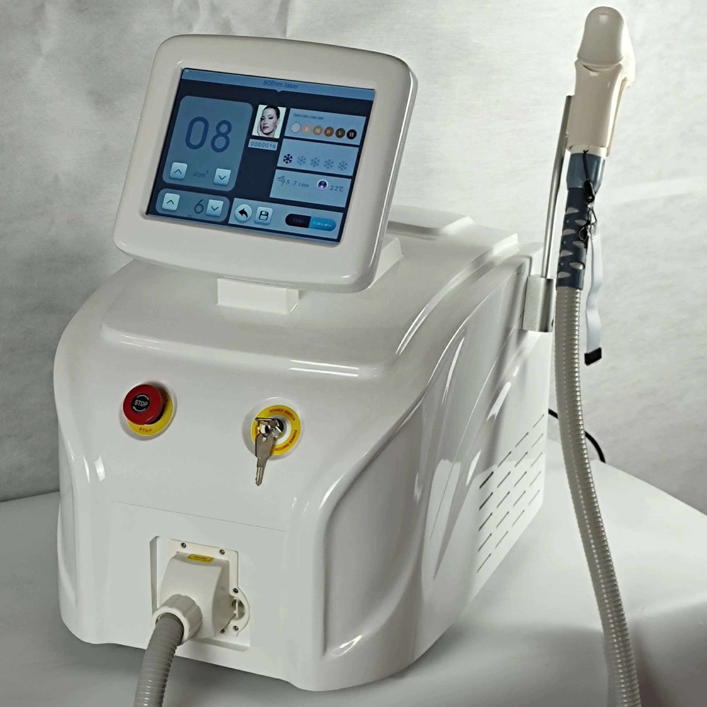 1200W 808 diode laser bars stack hair removal machine for all skin types