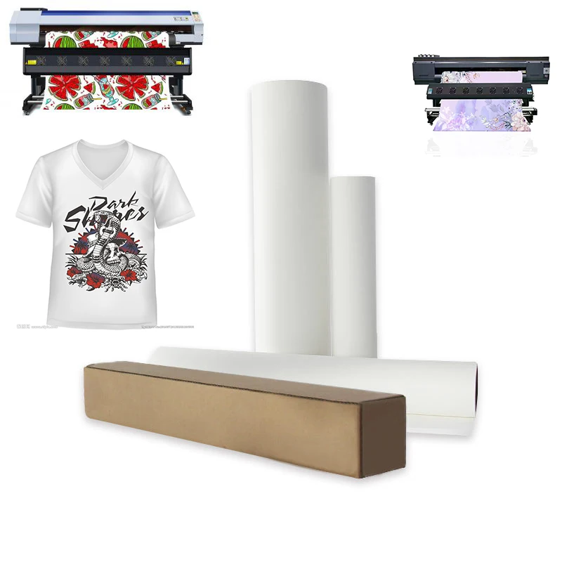 Factory direct fast dry sublimation paper 100/90 gsm digital printing paper heat transfer printing paper for polyester fabric