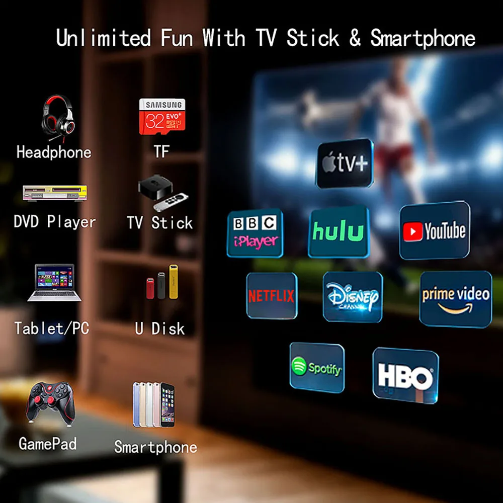 Kids Smart Sketcher Projector 1080P LCD Portable Projector 4K Other Presentation Equipment & Accessories