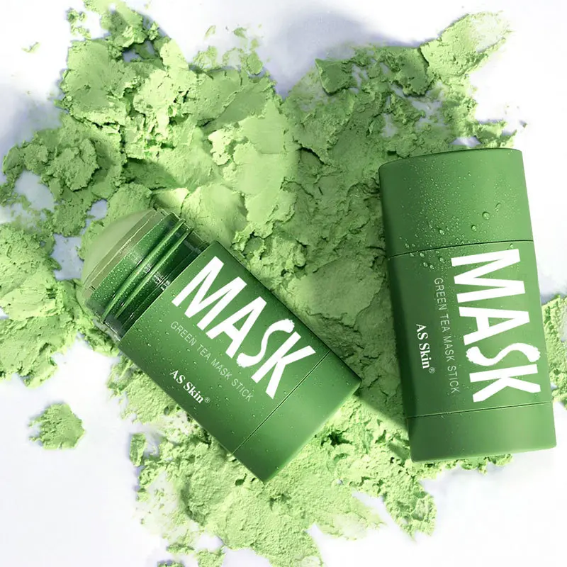 Wholesale Skin Care Beauty Products Skin Repair And Acne Remove Organic Green Tea Mask Clay Mask Stick For Women