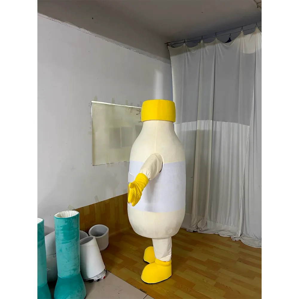 2024 High-end OEM customized company image clothing bottle jar jar clothing anime character mascot doll suit