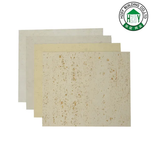 HZSY  Green Flexi Clay Cladding MCM Flexible Ceramic  Marble Tile Sheet Made by Modified Clay New Raw Material