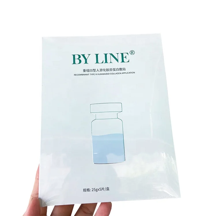 Private label Meso after Microneedling RF laser repairing Moisturizing Ice crystal Type III collagen Salmon PDRN facial mask