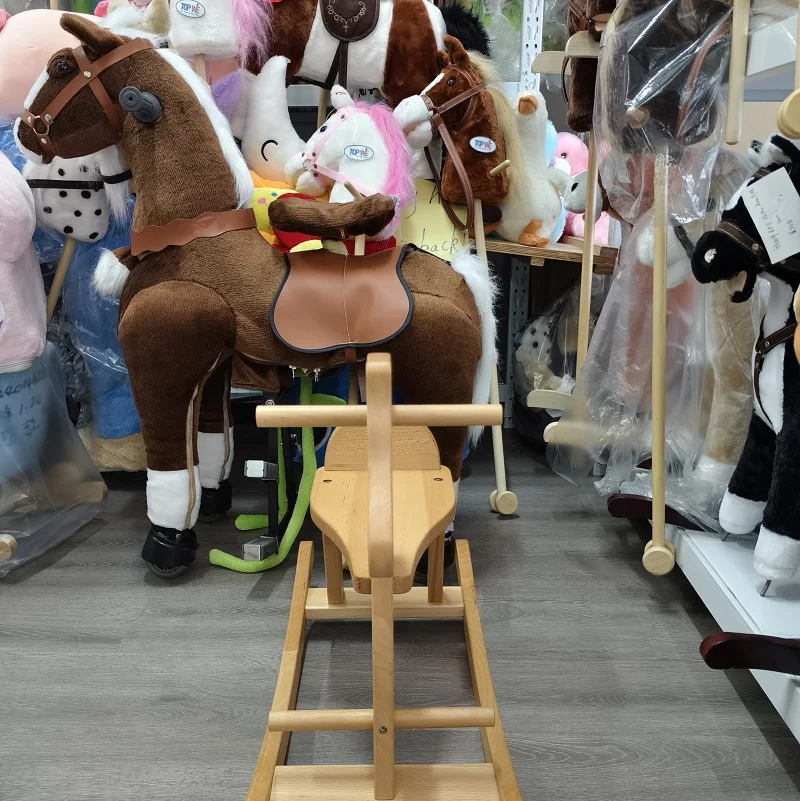 Wholesale Unisex Kids Mechanical Pony Ride Gift For Girls And Boys