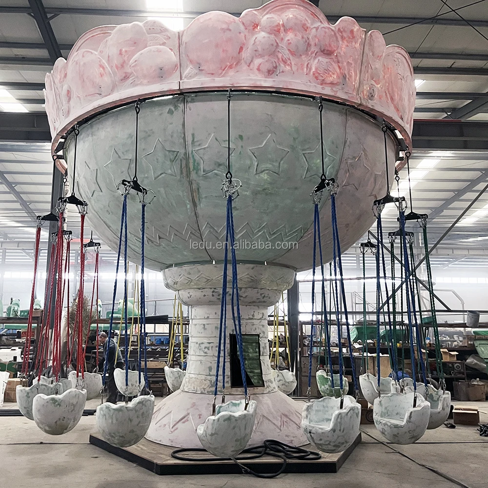 Factory cheap price amusement equipment rotating watermelon flying chair for children