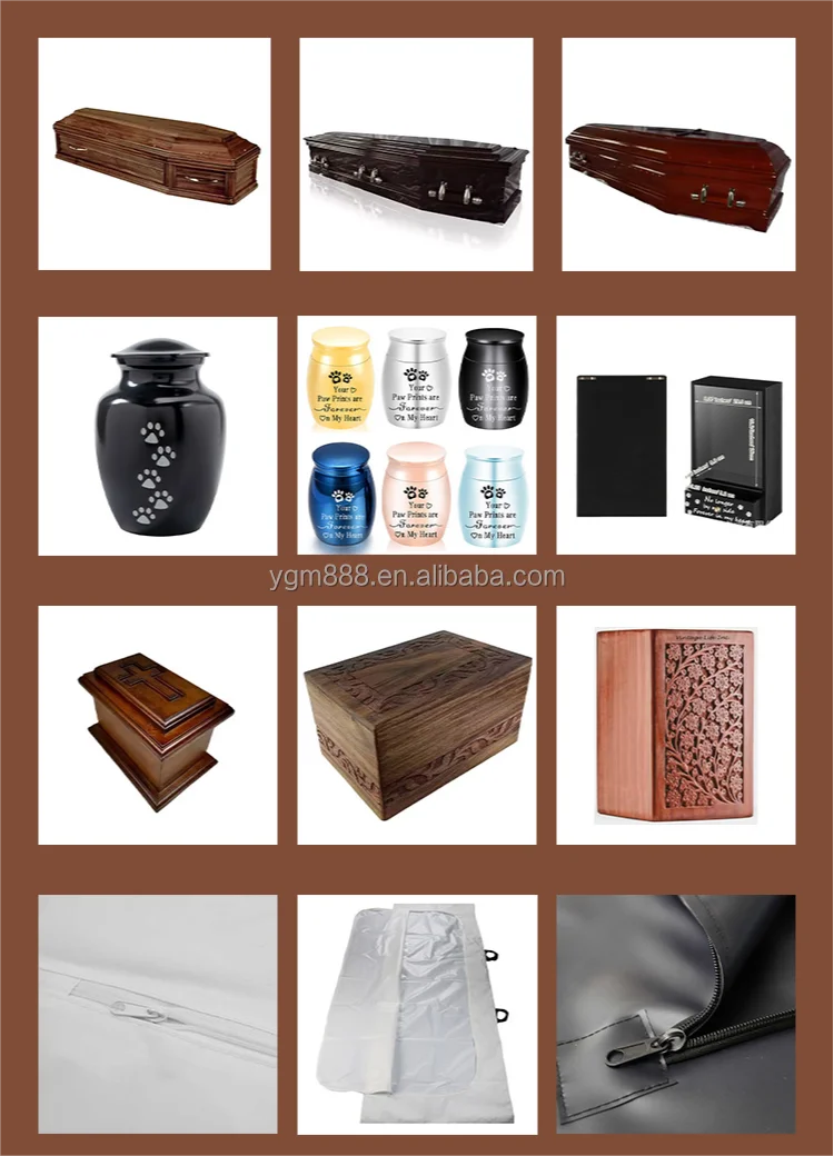 YANGENGMU YGM-004 Handcrafted Wooden Coffin Professional Funeral Supply
