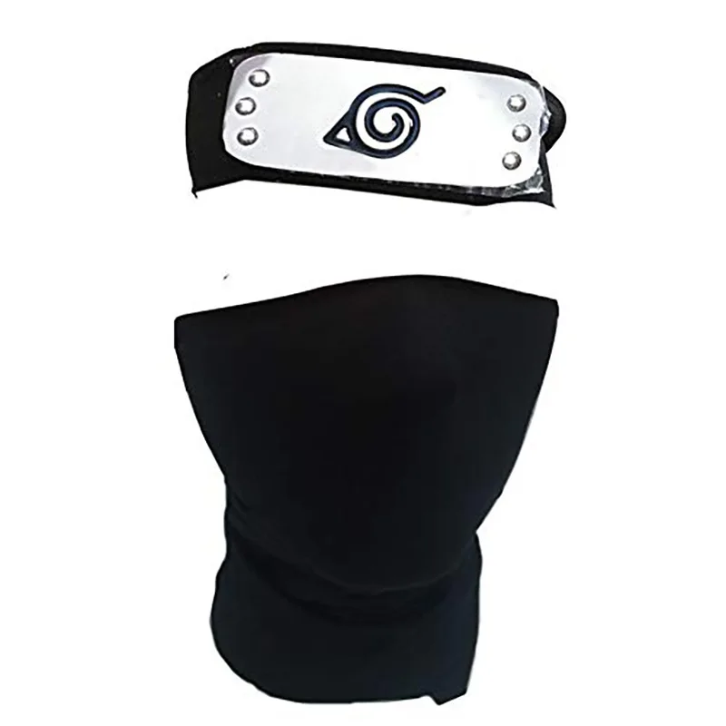 Haruto Kakashi mask and forehead cosplay high stretch mask anime cosplay costume TV & Movie Costumes