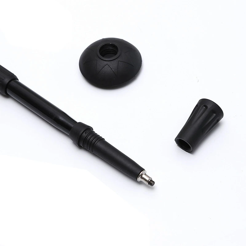 Customized Anti Shock Walking Stick 3 Sections Ski Poles Trekking Poles Tips Tungsten