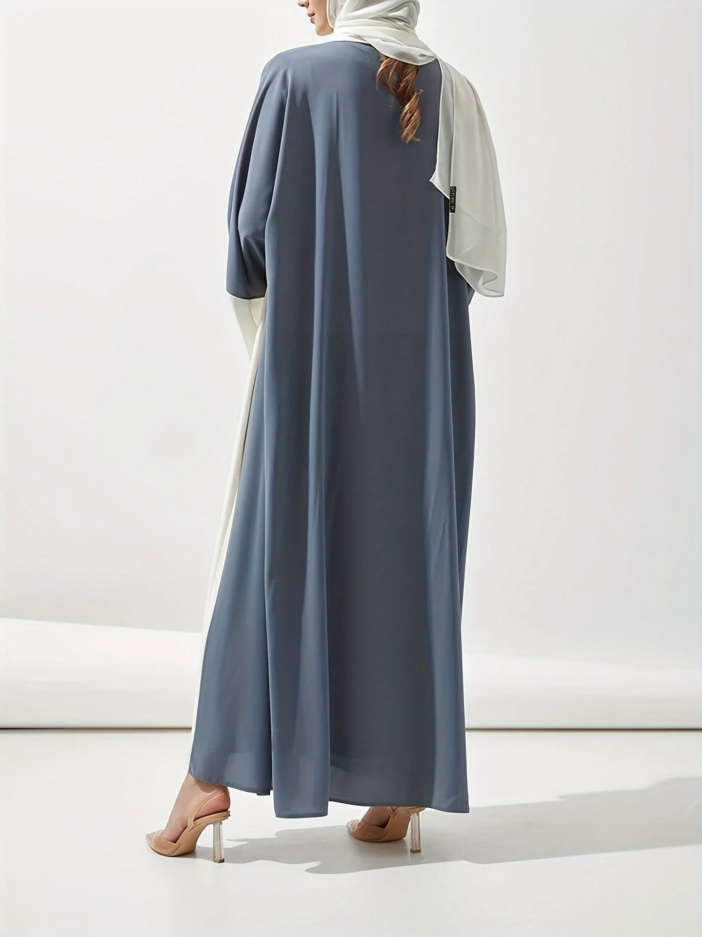 Classic Dubai Turkey Oman Custom Kaftan Femmes Robe Musulmane Modest Dress For Muslim Women Dress Kimonos Dubai Open Abaya