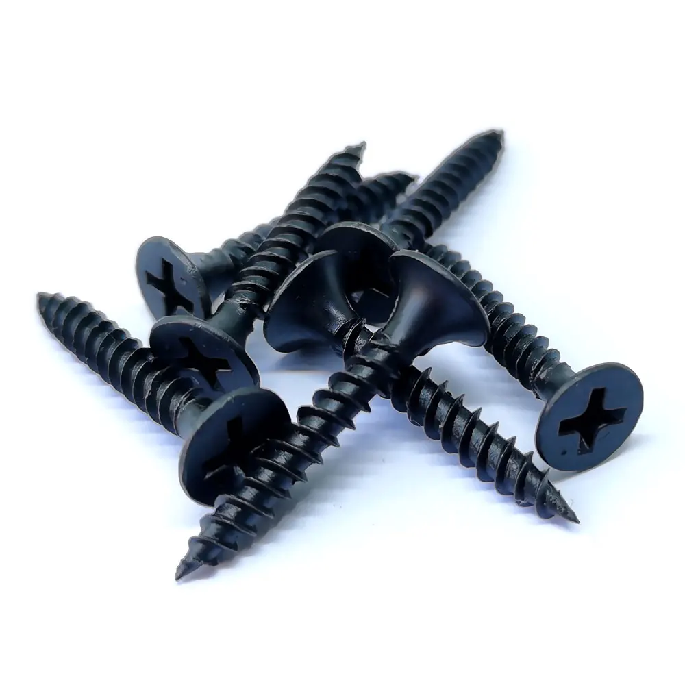 Drywall Cabeza Trompeta De Aglomerado Mdf Crs Con Black Tornillo Autorroscante Para Chapa