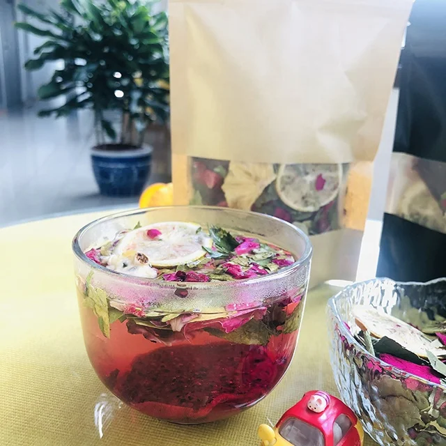 OEM ODM Detox Glow Tea Smooth Skin Good For Women Anti Aging whitening skin beauty tea