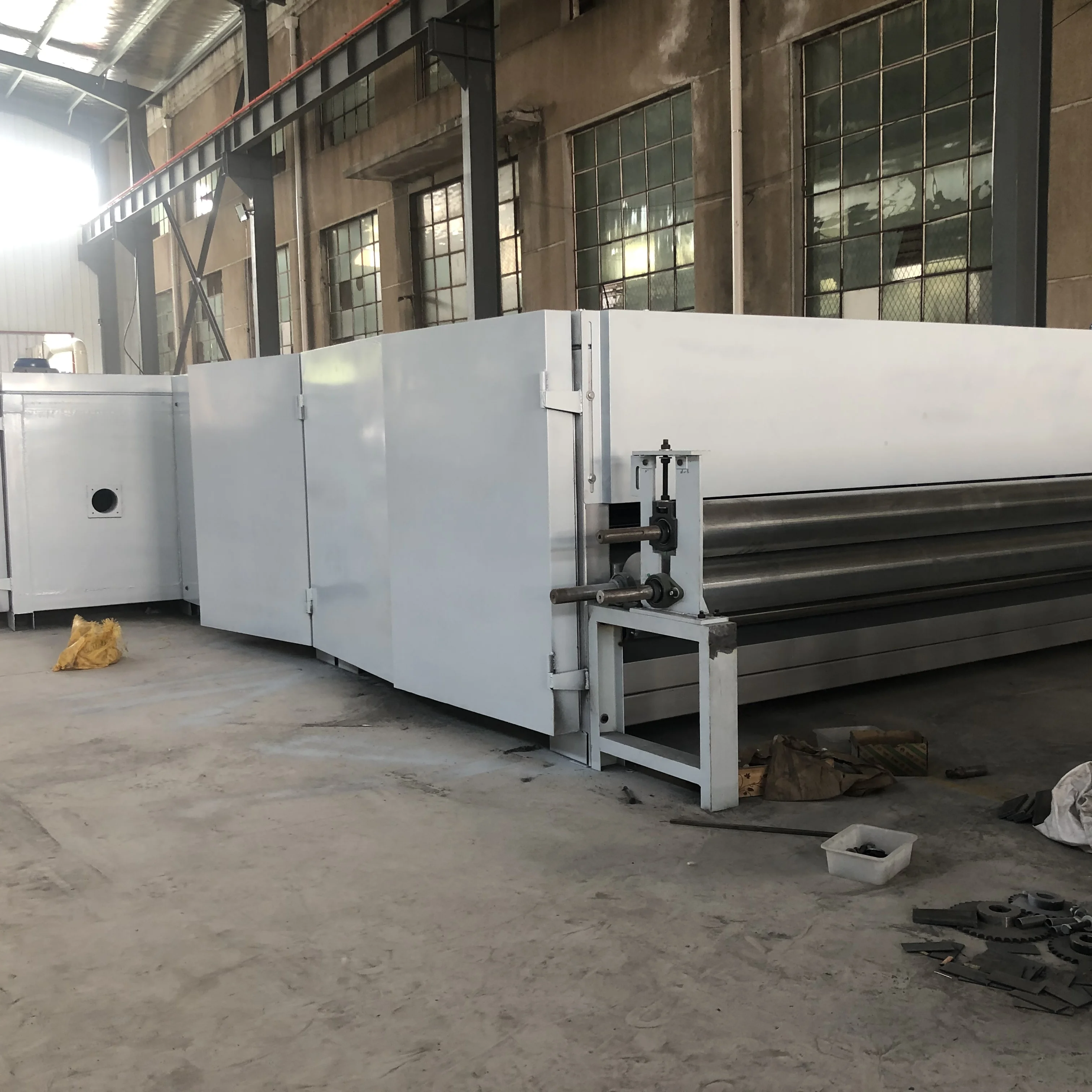 Glue Free PET Fiber Wadding Production Line Thermal Bonded Wadding Production Line For Quilting Padding