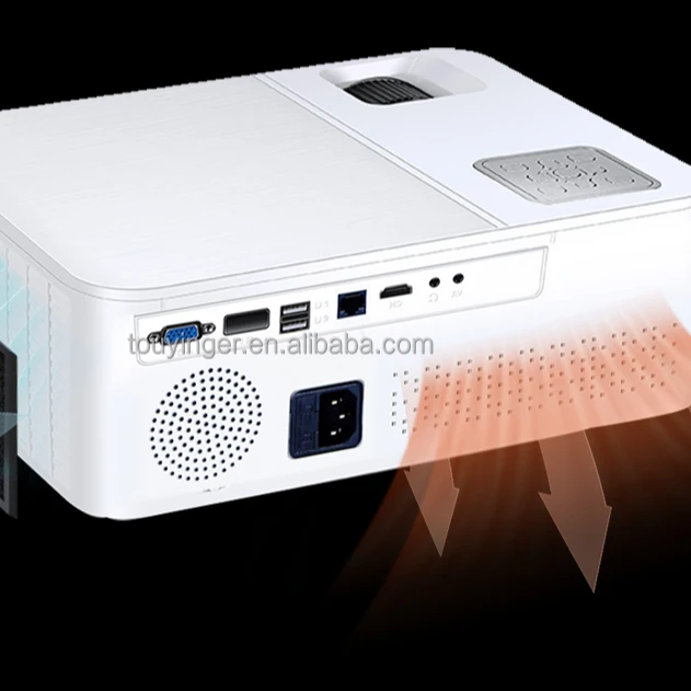 Touyinger M23 full hd  high brightness  9000lumens 20000:1 contrast  video wifi projector