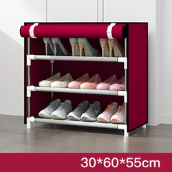 4/5/6/8Tiers Standing Shoe Cabinet Home Storage Shoe Organizer Fabric Shoe Racks with Nonwoven Dustproof