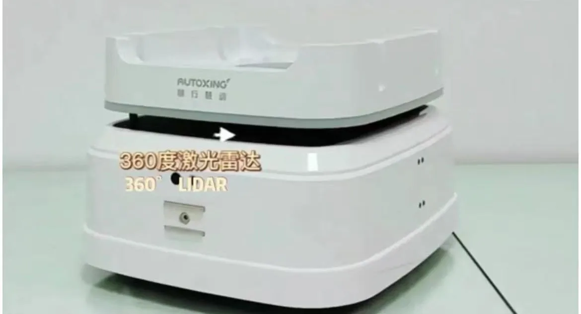 AGV Smart Transport Robotic with Laser Logistics  Warehouse Navigation Reach 180KG Battery  Robot Car