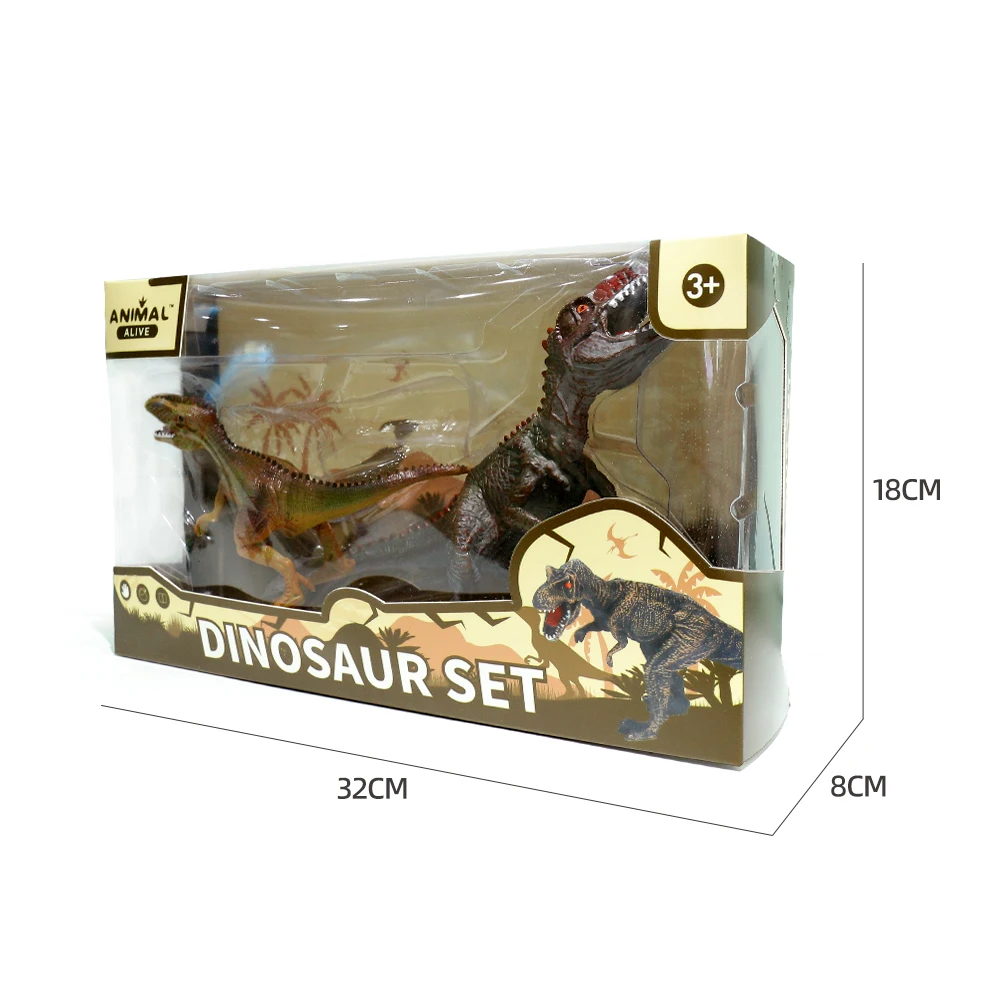 Wholesale animal Toys Dinosaur Figures Toys Realistic Dino Action Figure, Green Plastic Toys, Educational Play