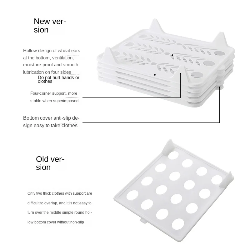 Multifunctional Lazy Clothes Folding Board Portable Shirt Dividers Laundry Stackable Board Clothes Storage Organizers