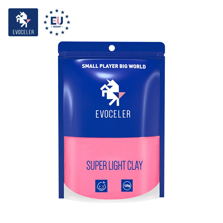 
EVOCELER Kids Toys 5 Colors Set Super Light Air Dry Clay Ultra 125G Single Color Bag Packing Super Light Clay 