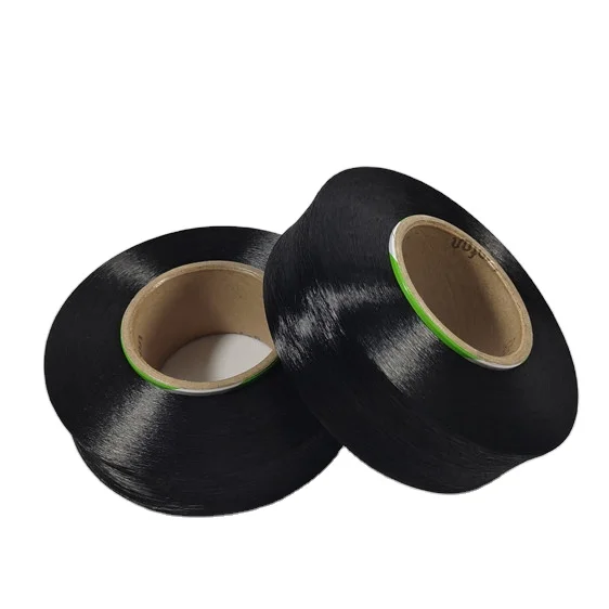 Factory direct black spandex yarn acid and alkali resistant special black fabric with black 40D spandex