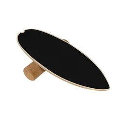 Prior Fitness Boat Balance Wobble Board With Cork Roller for Indoor and Outdoor Fitness