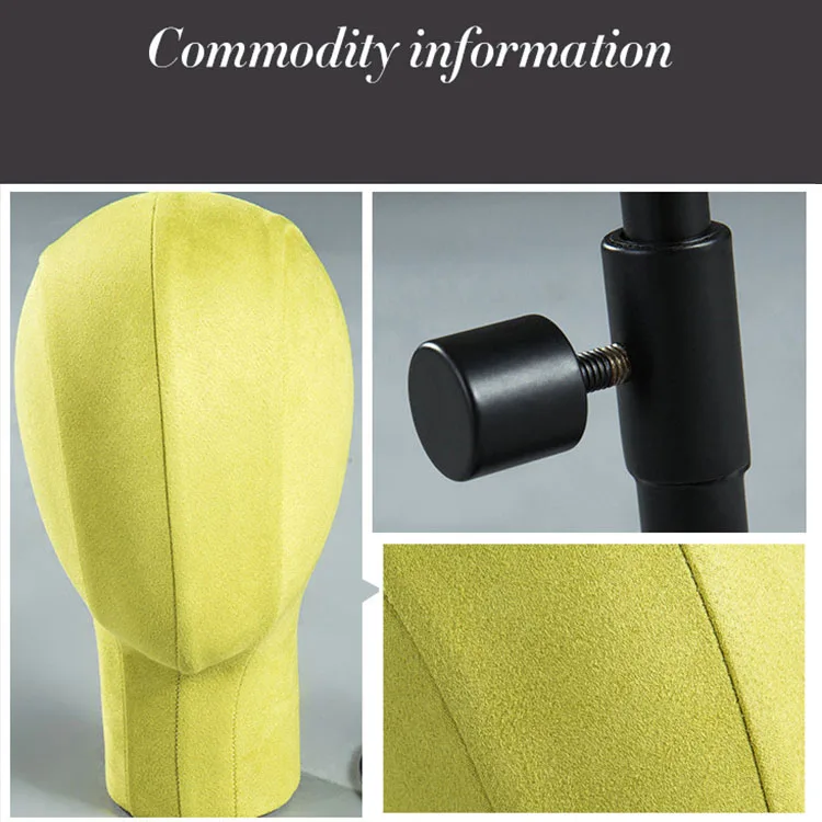 XINJI Wholesale Fabric Manikin Head Hat Scarf Display Form Mannequin Heads Models